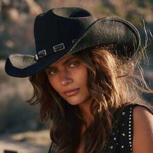 12th Tribe McGraw Black Onyx Cowboy Hat Size O/SO/S